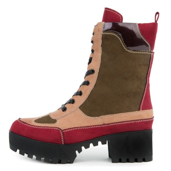 DOING THE MOST PATCHWORK MULTI COLORED BOOTIE ( BRAND NEW !!!!!!!! ) - Picture 4 of 7